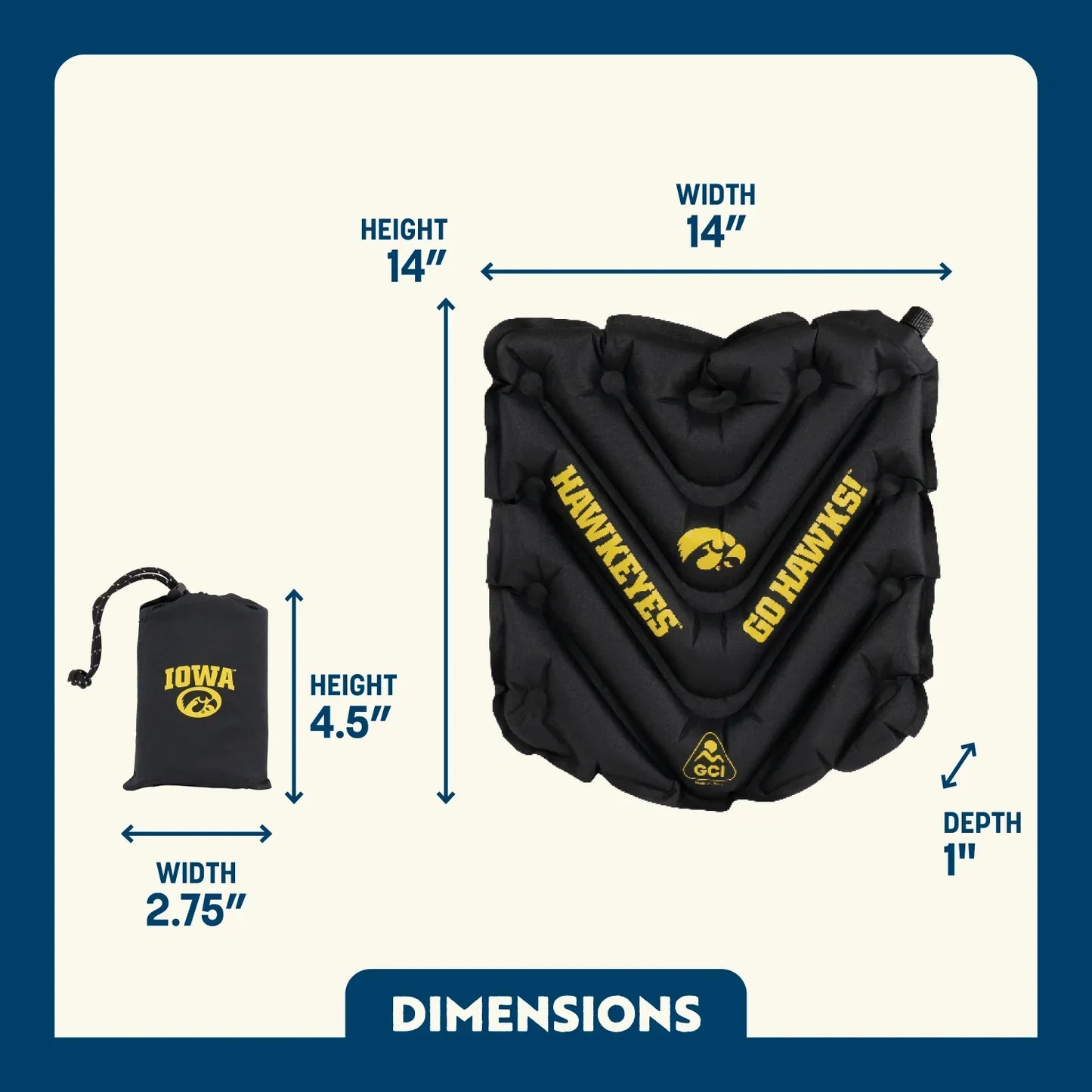V Seat - Iowa Hawkeyes A2