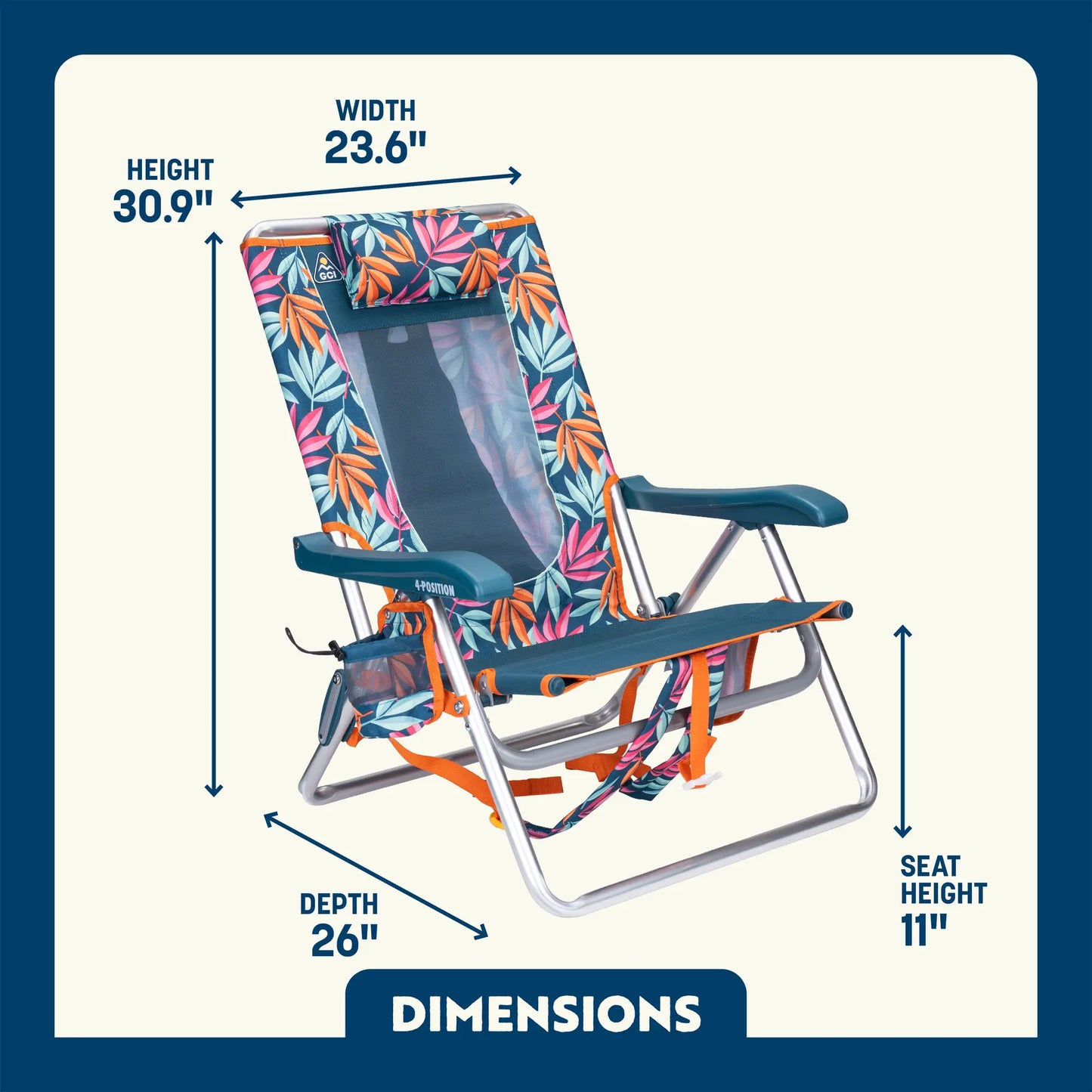 Backpack Beach Chair E1