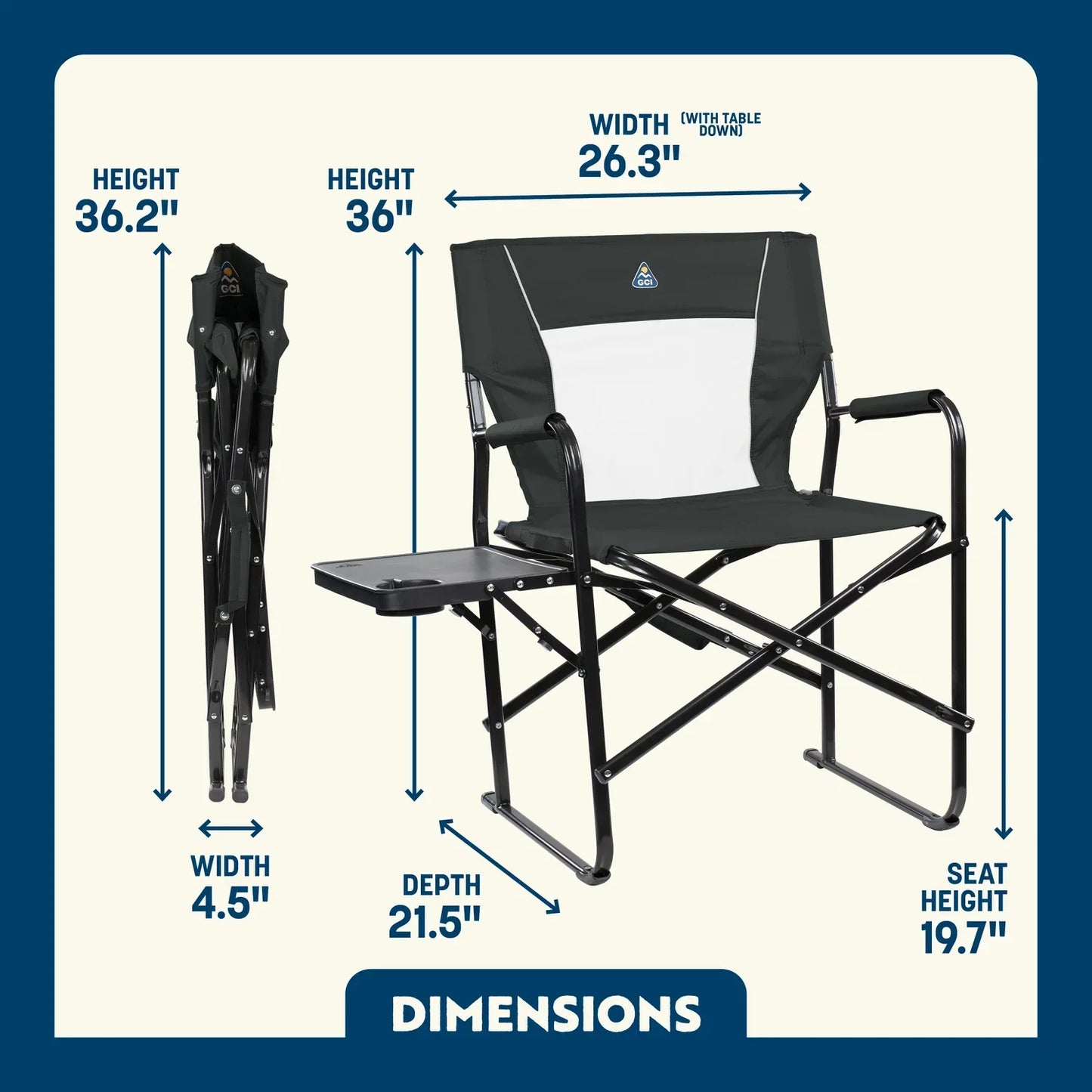 Slim-Fold Director's Chair XL M0